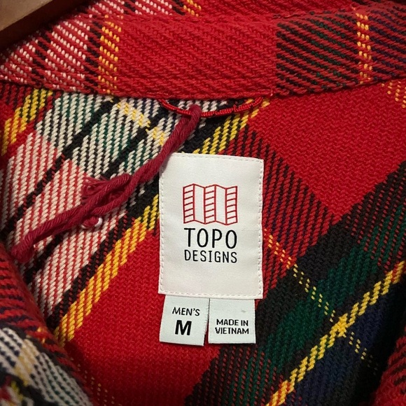 Topo Designs Multicolor Plaid Mountain Shirt Jacket - Picture 5 of 7